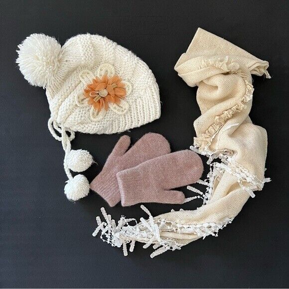 Hat Scarf And Mittens Bundle